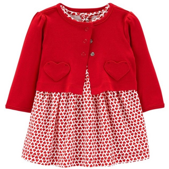 Carter's Other - NWT Carters Baby 2-pc. Dress and Cardigan Set